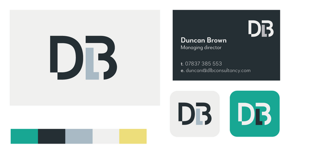 Logotype colour ways and icon options